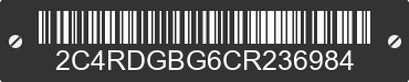 2012 DODGE Grand Caravan 2C4RDGBG6CR236984 VIN decoded