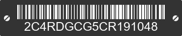 2012 DODGE Grand Caravan 2C4RDGCG5CR191048 VIN decoded