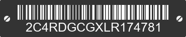 2020 DODGE Grand Caravan 2C4RDGCGXLR174781 VIN decoded