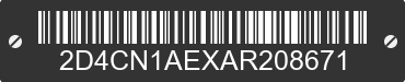 2010 DODGE Grand Caravan 2D4CN1AEXAR208671 VIN decoded