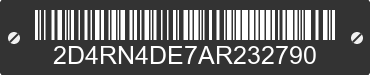 2010 DODGE Grand Caravan 2D4RN4DE7AR232790 VIN decoded