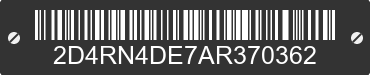 2010 DODGE Grand Caravan 2D4RN4DE7AR370362 VIN decoded