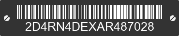 2010 DODGE Grand Caravan 2D4RN4DEXAR487028 VIN decoded