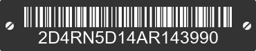 2010 DODGE Grand Caravan 2D4RN5D14AR143990 VIN decoded