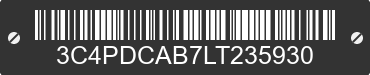 2020 DODGE Journey 3C4PDCAB7LT235930 VIN decoded
