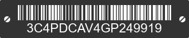 2016 DODGE Journey 3C4PDCAV4GP249919 VIN decoded