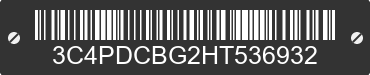 2017 DODGE Journey 3C4PDCBG2HT536932 VIN decoded