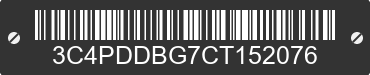 2012 DODGE Journey 3C4PDDBG7CT152076 VIN decoded