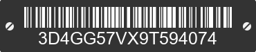 2009 DODGE Journey 3D4GG57VX9T594074 VIN decoded