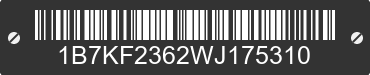 1998 DODGE Ram 1B7KF2362WJ175310 VIN decoded