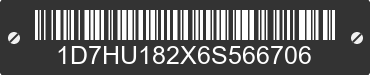 2006 DODGE Ram 1D7HU182X6S566706 VIN decoded
