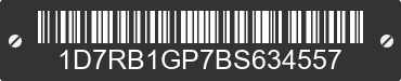 2011 DODGE Ram 1D7RB1GP7BS634557 VIN decoded