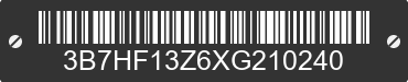1999 DODGE Ram 3B7HF13Z6XG210240 VIN decoded