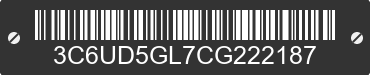 2012 DODGE Ram 3C6UD5GL7CG222187 VIN decoded