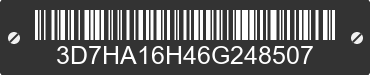2006 DODGE Ram 3D7HA16H46G248507 VIN decoded