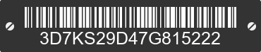 2007 DODGE Ram 3D7KS29D47G815222 VIN decoded