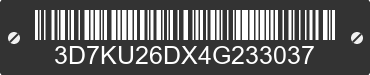2004 DODGE Ram 3D7KU26DX4G233037 VIN decoded