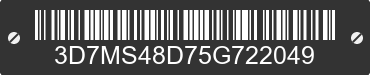 2005 DODGE Ram 3D7MS48D75G722049 VIN decoded