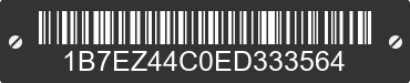 1984 DODGE Rampage 1B7EZ44C0ED333564 VIN decoded