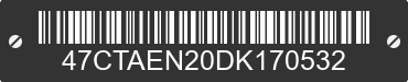 2013 DUTCHMEN MANUFACTURING Dutchmen Manufacturing 47CTAEN20DK170532 VIN decoded