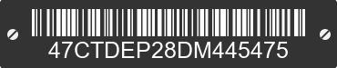 2013 DUTCHMEN MANUFACTURING Dutchmen Manufacturing 47CTDEP28DM445475 VIN decoded