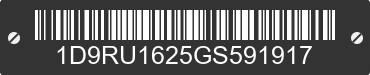 2016 DV MANUFACTURING DV Manufacturing, Inc. 1D9RU1625GS591917 VIN decoded