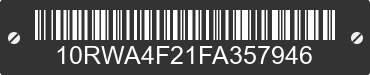 2015 E-Z-GO DIVISION OF TEXTRON LSV 800 10RWA4F21FA357946 VIN decoded