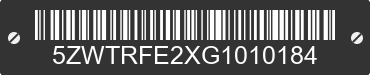 2016 EVERGREEN Evergreen 5ZWTRFE2XG1010184 VIN decoded