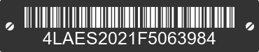 2015 EXXISS Exiss 4LAES2021F5063984 VIN decoded