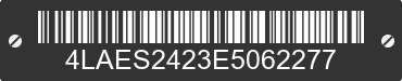 2014 EXXISS Exiss 4LAES2423E5062277 VIN decoded