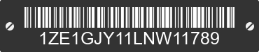 1990 EZL MODEL EZ Loader 1ZE1GJY11LNW11789 VIN decoded