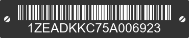2005 EZL MODEL EZW 1ZEADKKC75A006923 VIN decoded