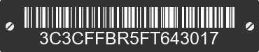 2015 FIAT 500 3C3CFFBR5FT643017 VIN decoded