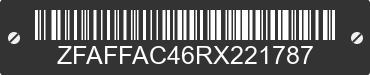 2024 FIAT 500e ZFAFFAC46RX221787 VIN decoded