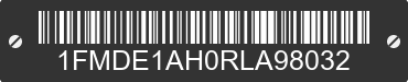 2024 FORD Bronco 1FMDE1AH0RLA98032 VIN decoded
