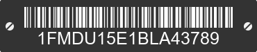 1981 FORD Bronco 1FMDU15E1BLA43789 VIN decoded