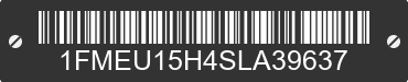 1995 FORD Bronco 1FMEU15H4SLA39637 VIN decoded
