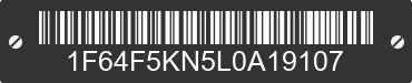2020 FORD Commercial Chassis 1F64F5KN5L0A19107 VIN decoded