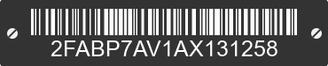 2010 FORD Crown Victoria 2FABP7AV1AX131258 VIN decoded
