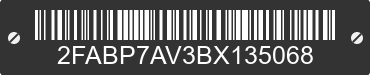 2011 FORD Crown Victoria 2FABP7AV3BX135068 VIN decoded