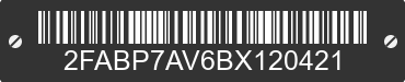 2011 FORD Crown Victoria 2FABP7AV6BX120421 VIN decoded