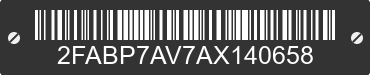 2010 FORD Crown Victoria 2FABP7AV7AX140658 VIN decoded