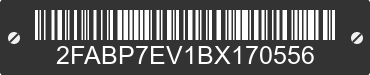 2011 FORD Crown Victoria 2FABP7EV1BX170556 VIN decoded