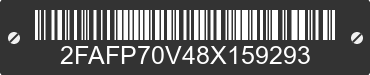 2008 FORD Crown Victoria 2FAFP70V48X159293 VIN decoded