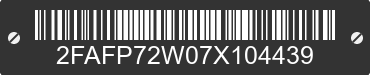 2007 FORD Crown Victoria 2FAFP72W07X104439 VIN decoded