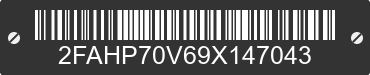 2009 FORD Crown Victoria 2FAHP70V69X147043 VIN decoded