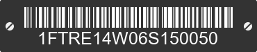 2006 FORD E-150 1FTRE14W06S150050 VIN decoded