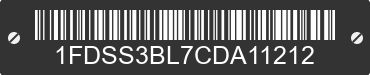 2012 FORD E-350 1FDSS3BL7CDA11212 VIN decoded