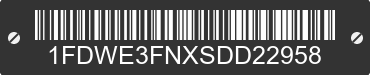2025 FORD E-350 1FDWE3FNXSDD22958 VIN decoded