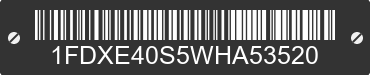 1998 FORD E-450 1FDXE40S5WHA53520 VIN decoded